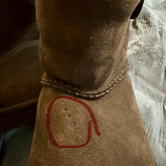 Ugg Bailey Button Boots Brown - Picture 5 of 6